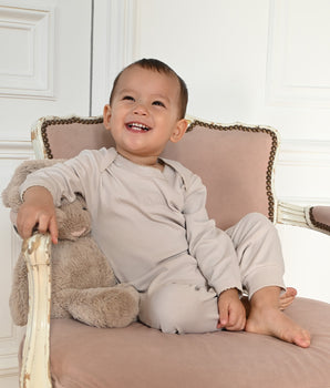 SAND LONG SLEEVE OVERALL