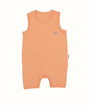 ORANGE SLEEVELESS OVERALL